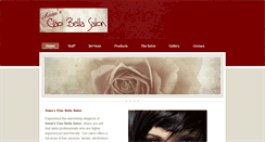 Desktop Screenshot of annasciaobellasalon.com